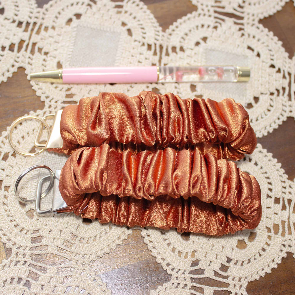 Autumn Ember Satin Scrunchie