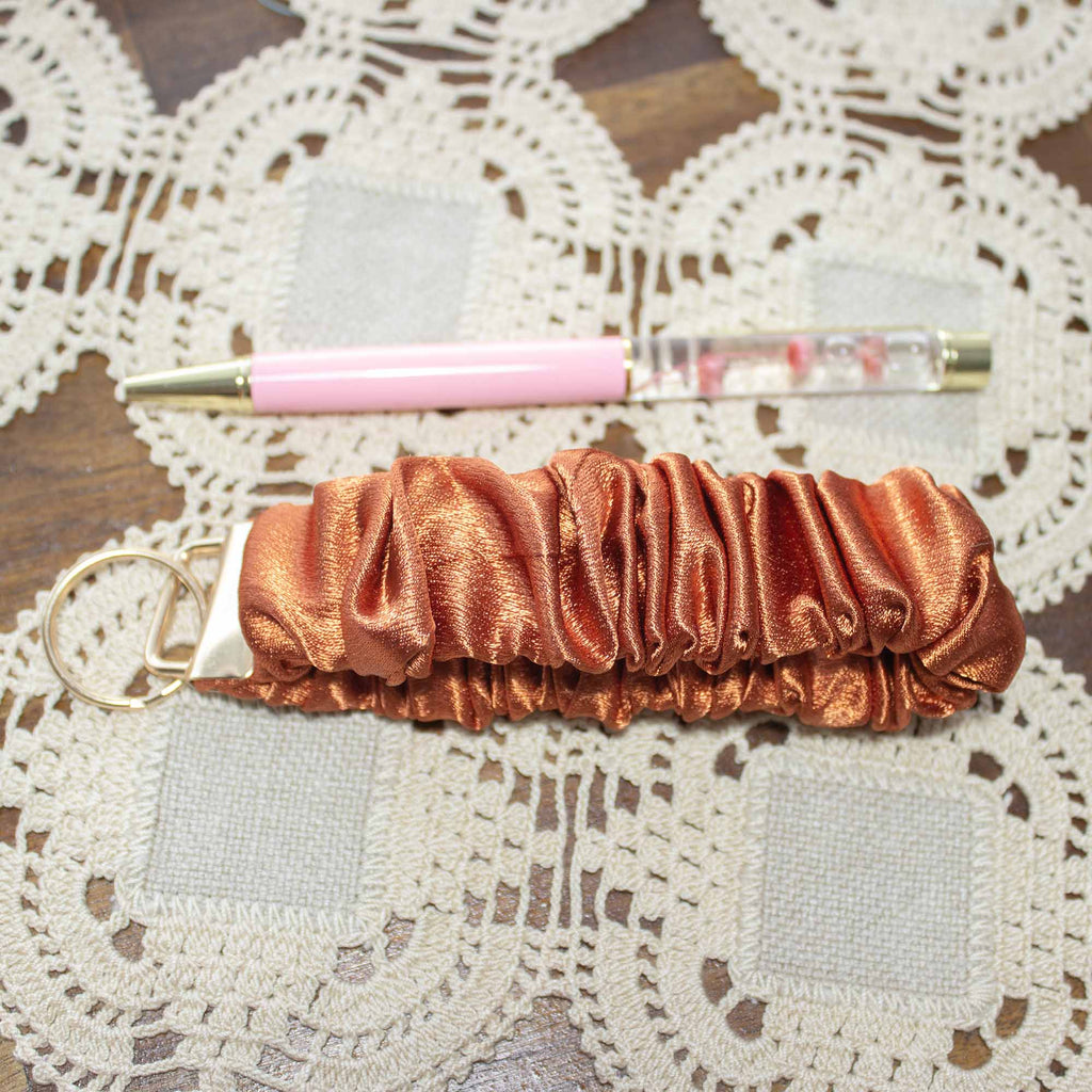 Autumn Ember Satin Scrunchie