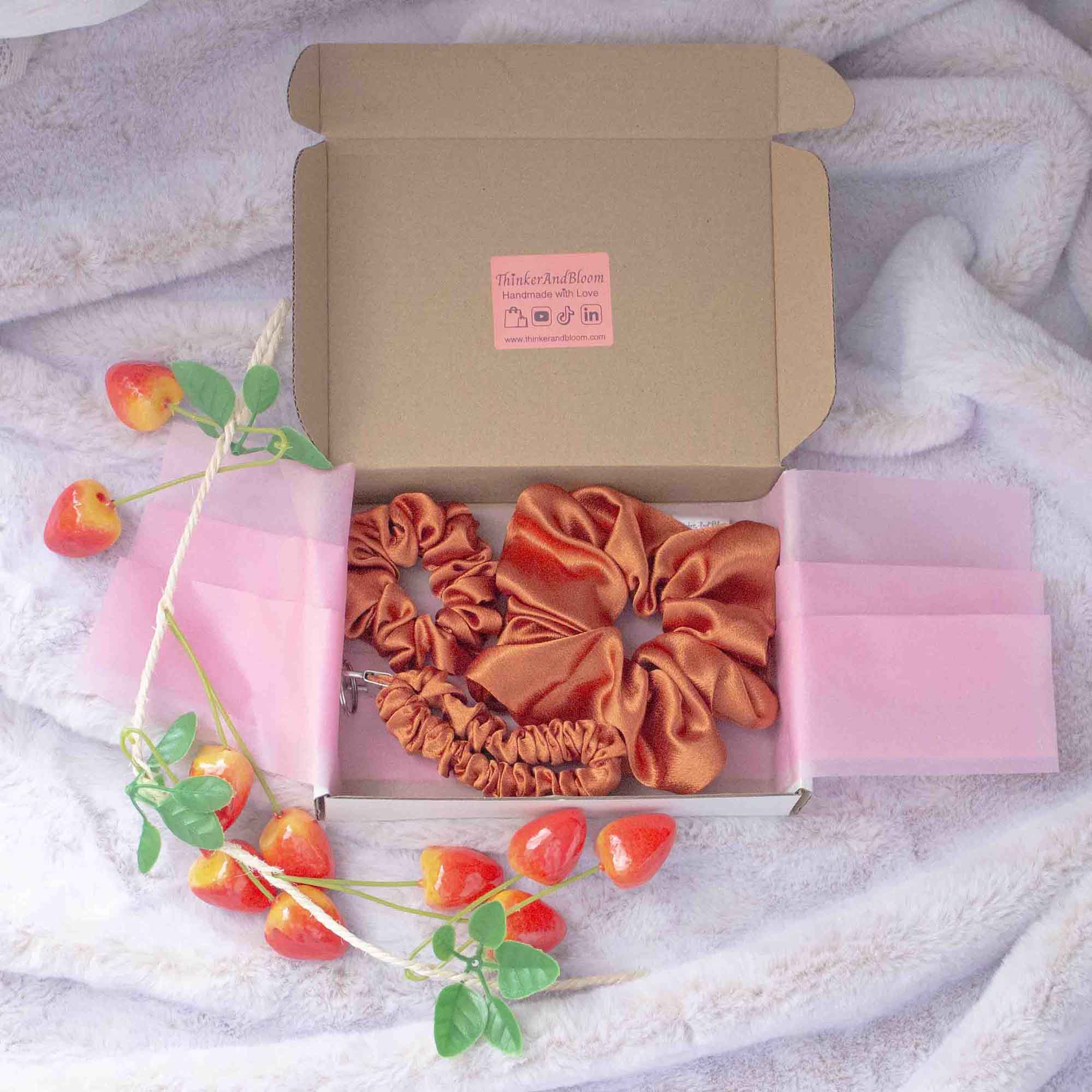 Scrunchie Gift Trio – Thoughtful, Useful &amp And Beautiful Bundle Set