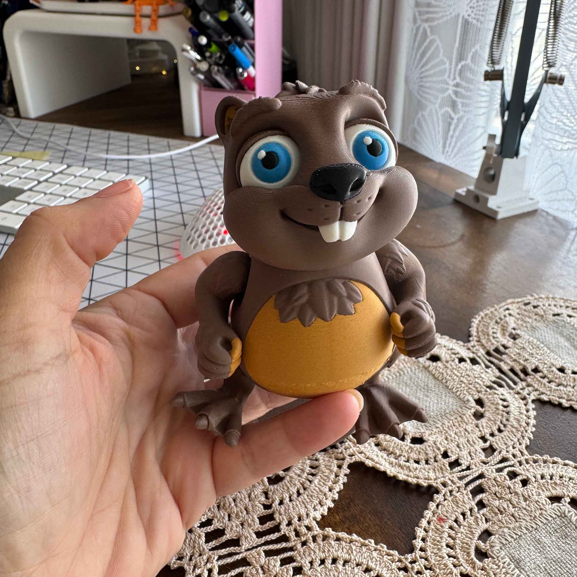 Birchie the Bieber Buddy – Your Chunky Little Cheerleader