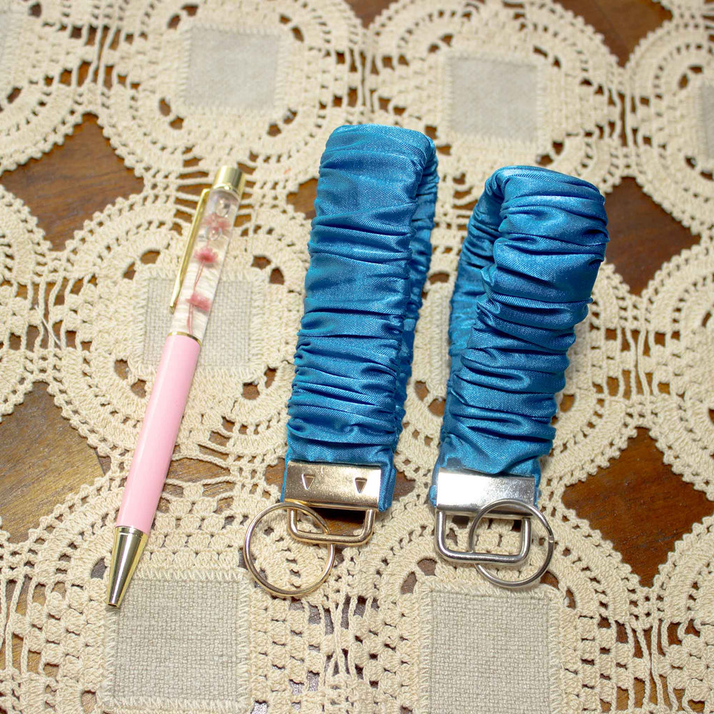 Blue Lagoon Scrunchie Wristlet