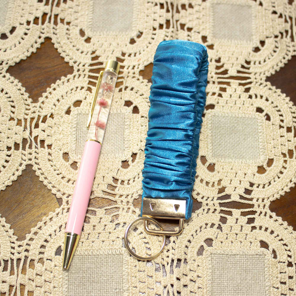 Blue Lagoon Scrunchie Wristlet