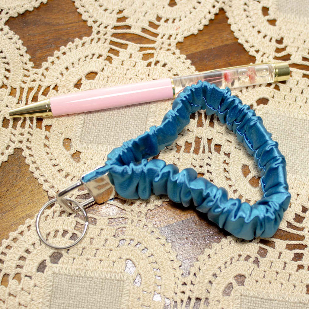 Blue Lagoon Scrunchie Wristlet