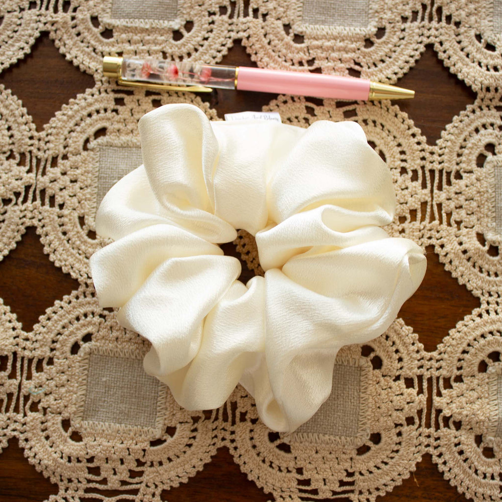 Buttercream Bloom Scrunchie