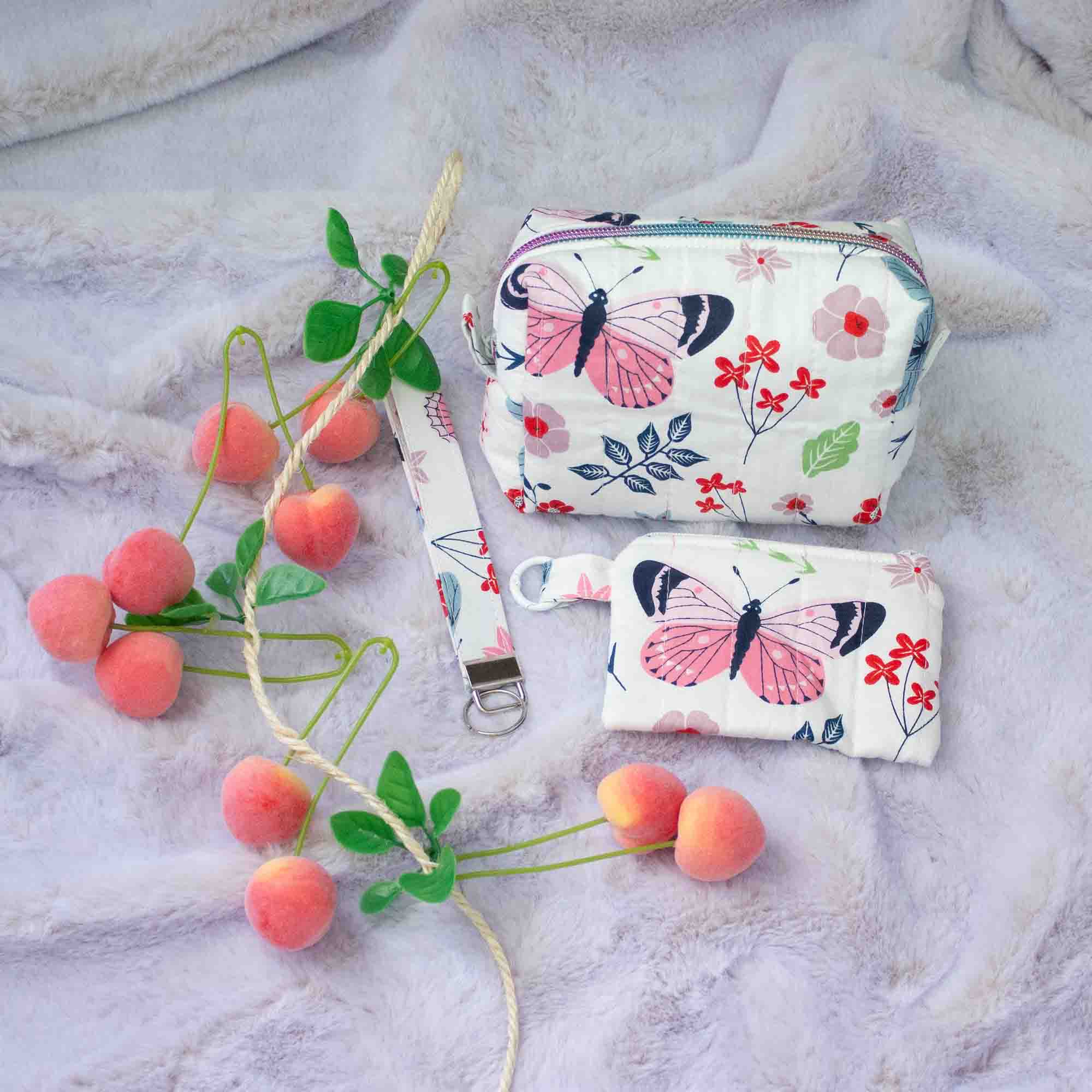 The Everyday Bloom Set – Box Bag, Mini Pouch & Wristlet