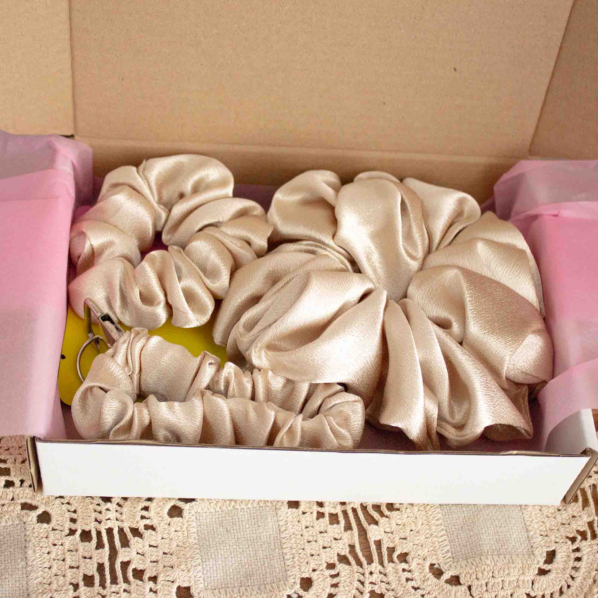 Scrunchie Gift Trio – Thoughtful, Useful &amp And Beautiful Bundle Set