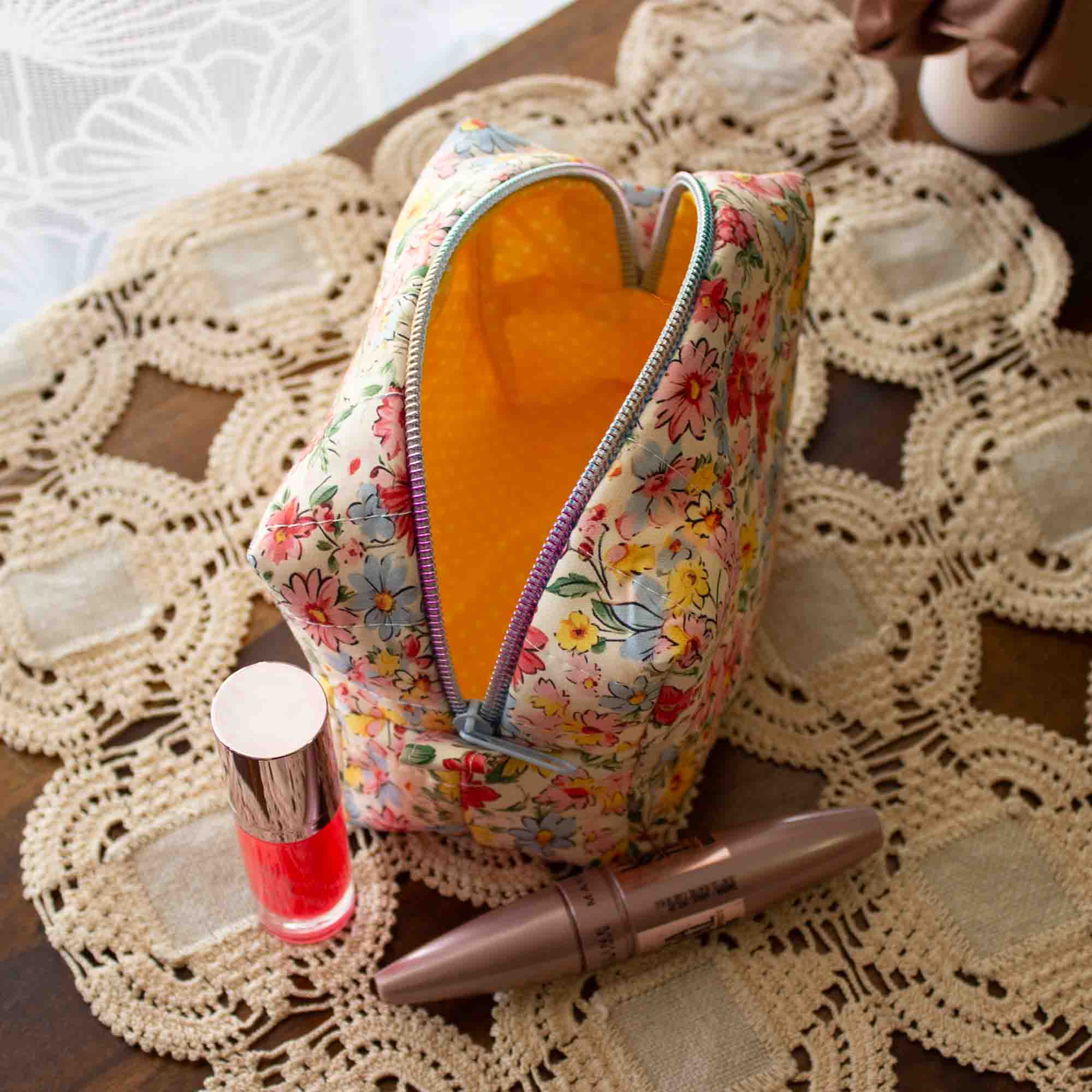 Sunset Bloom Box Bag