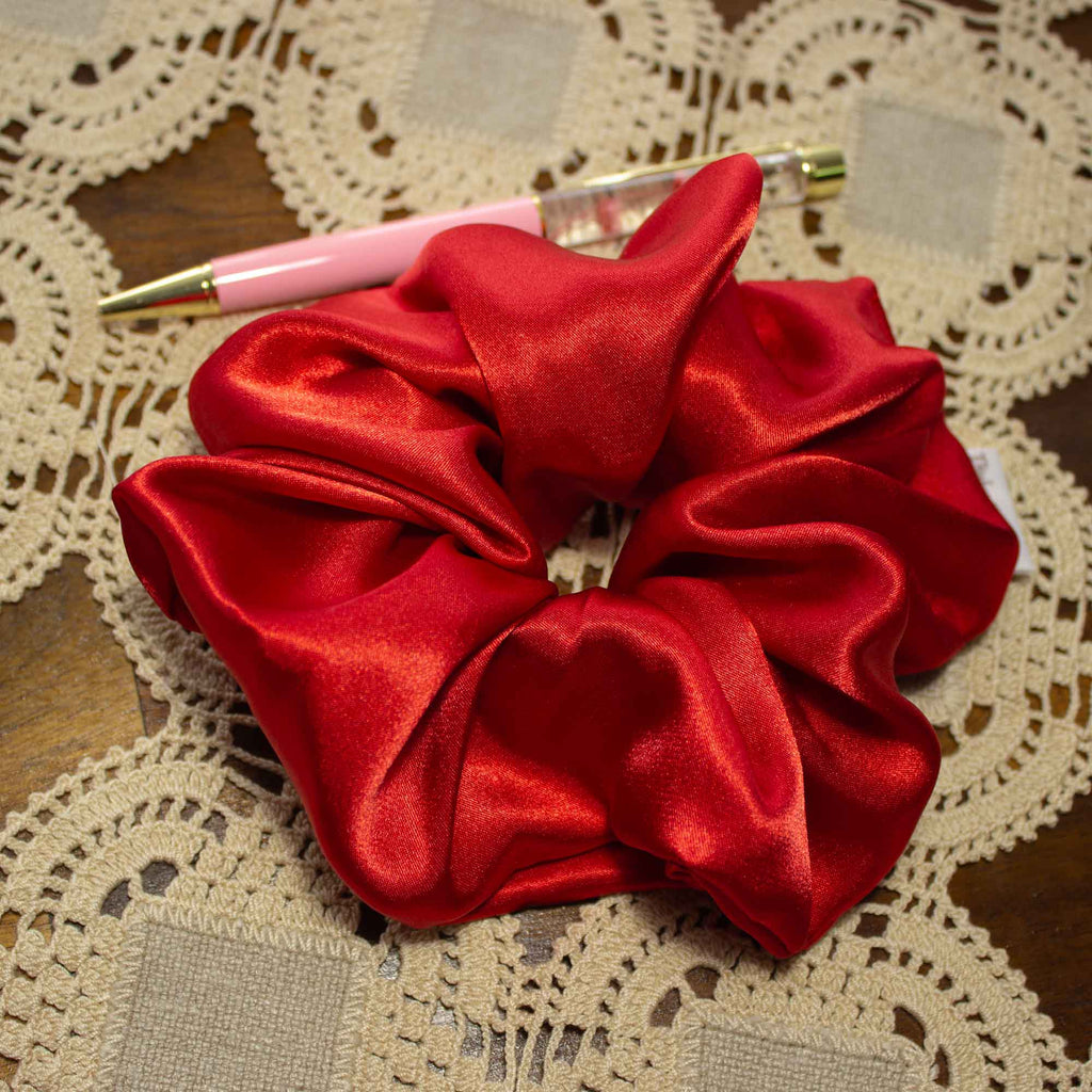 Crimson Kiss Scrunchie