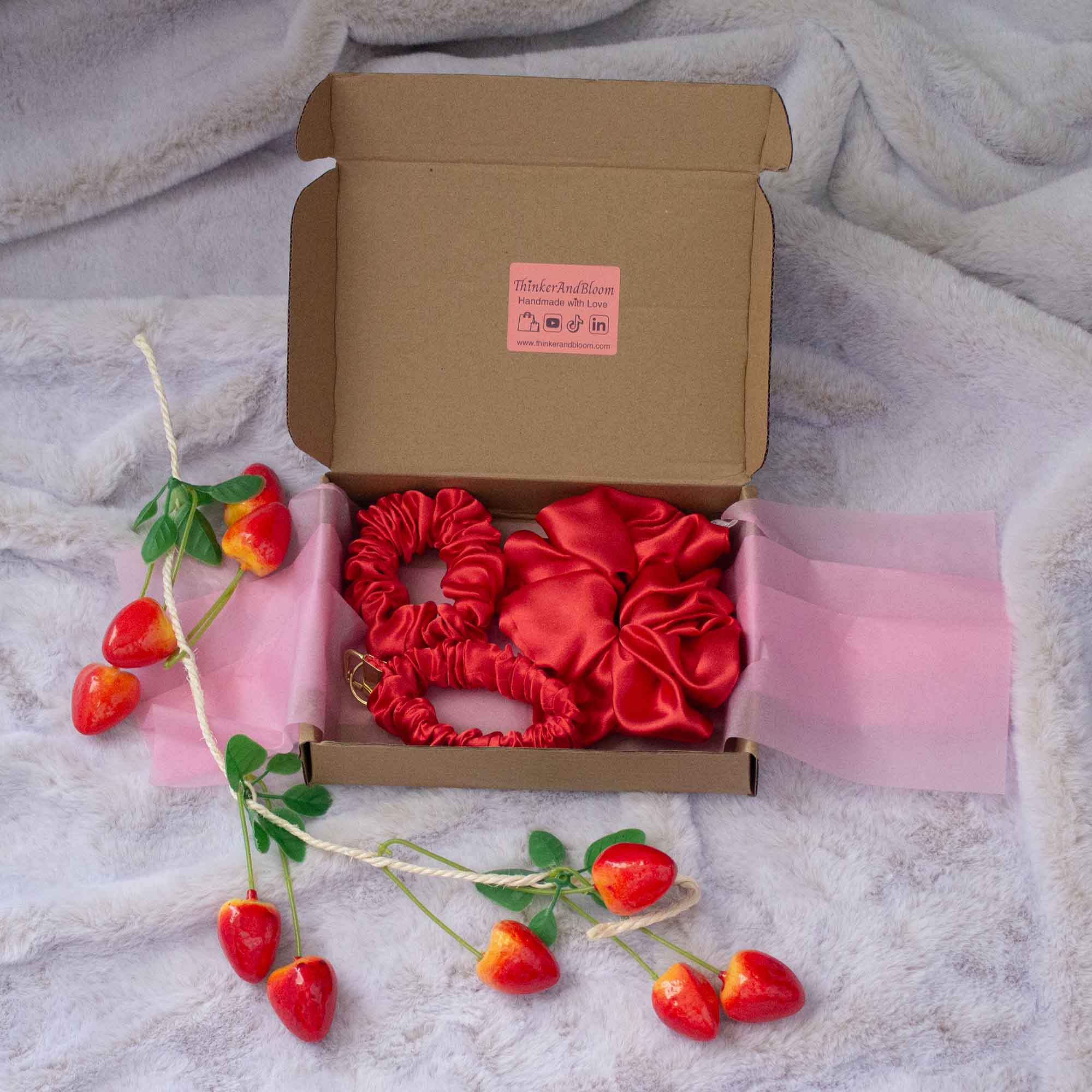 Scrunchie Gift Trio – Thoughtful, Useful &amp And Beautiful Bundle Set