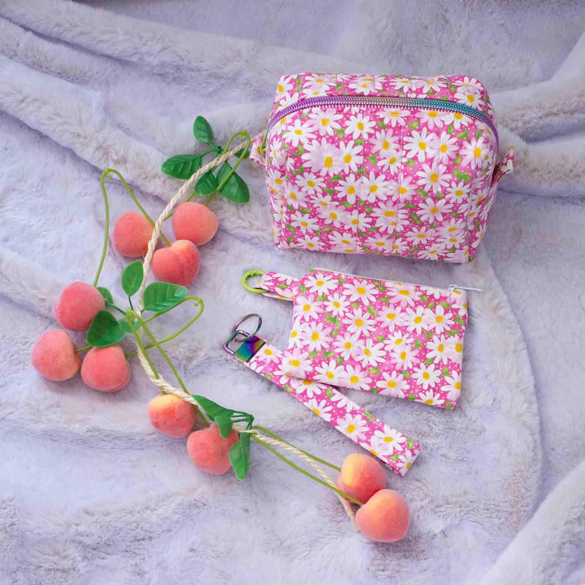 The Bloom & Go Gift Set ✨ - Box Bag Wristlet And Scrunchie