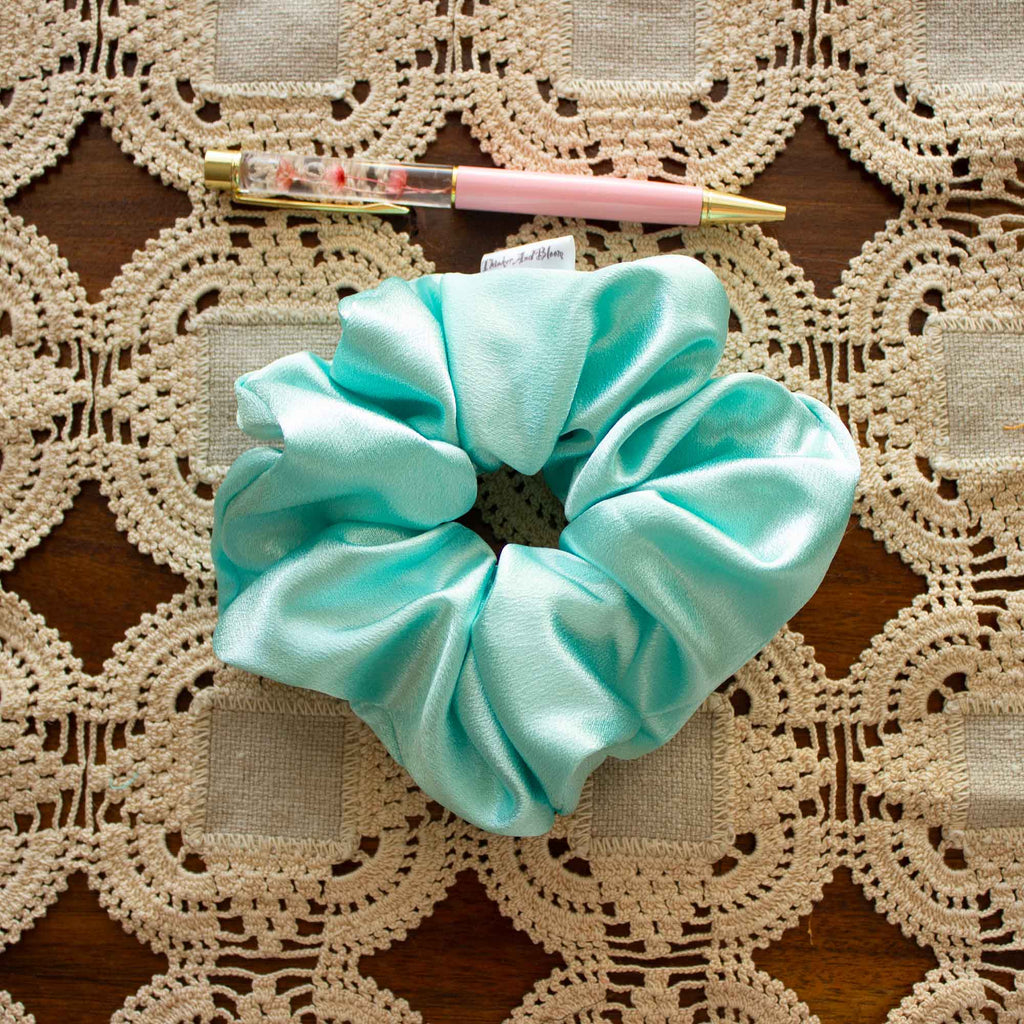 Frosted Bloom Scrunchie