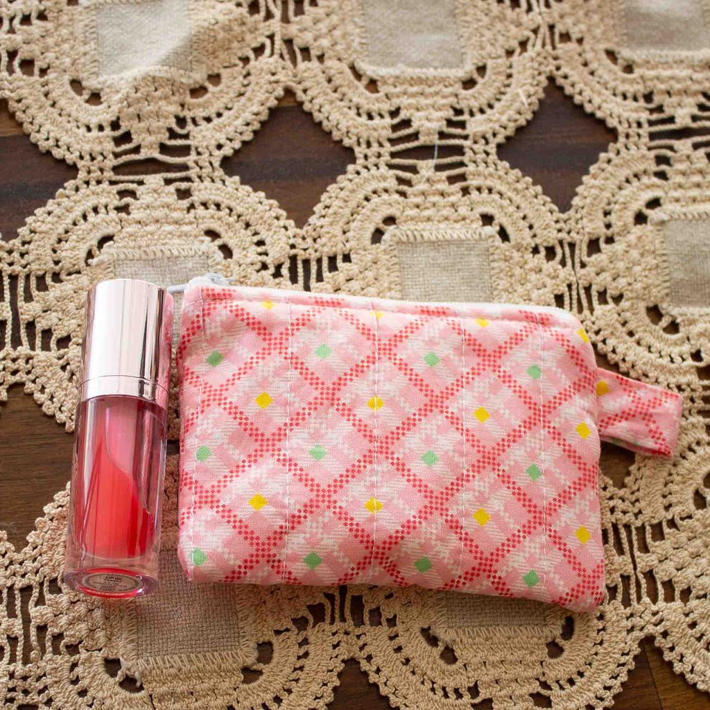 Gingham Bloom - Pocket_Wallet