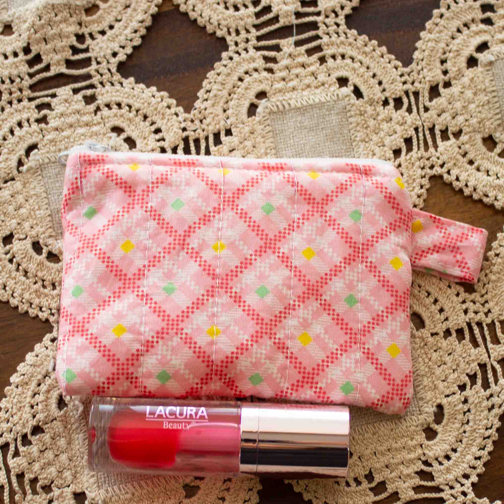 Gingham Bloom - Pocket_Wallet