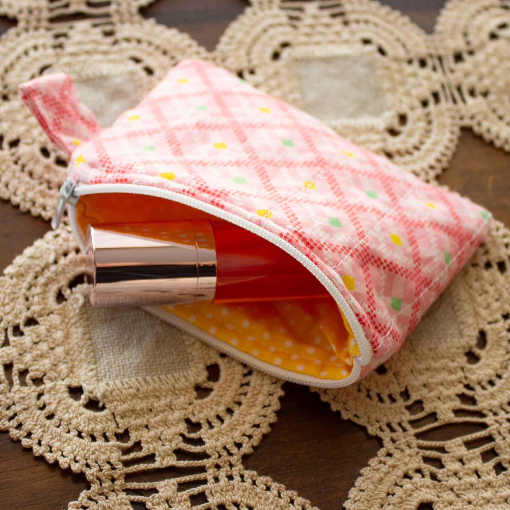 Gingham Bloom - Pocket_Wallet