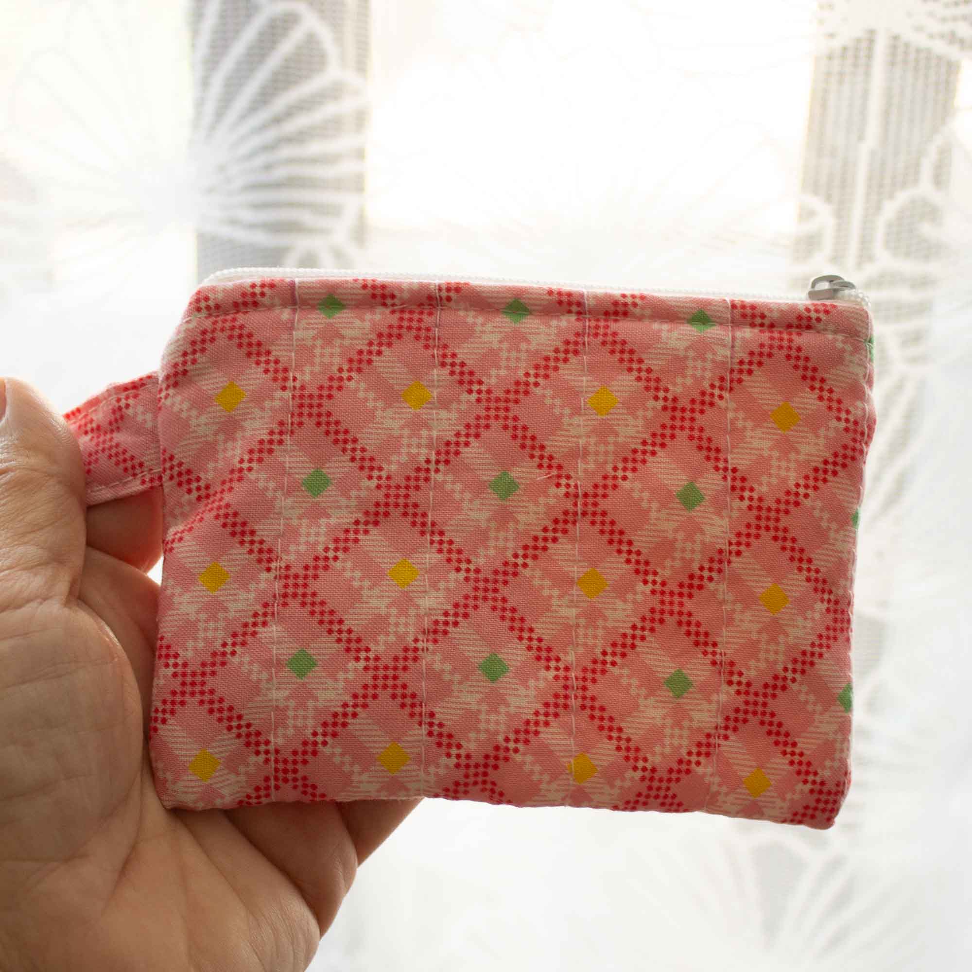 Gingham Bloom - Pocket_Wallet