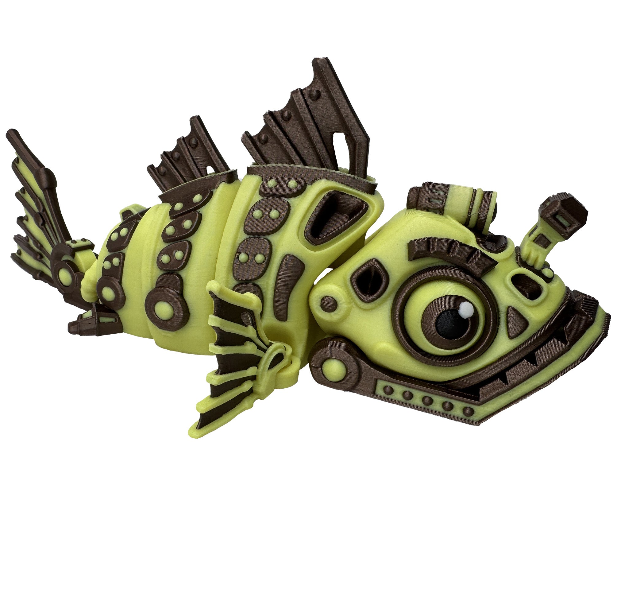 Glowbite the Cyber Fish - Glow-in-the-Dark Flexi Toy