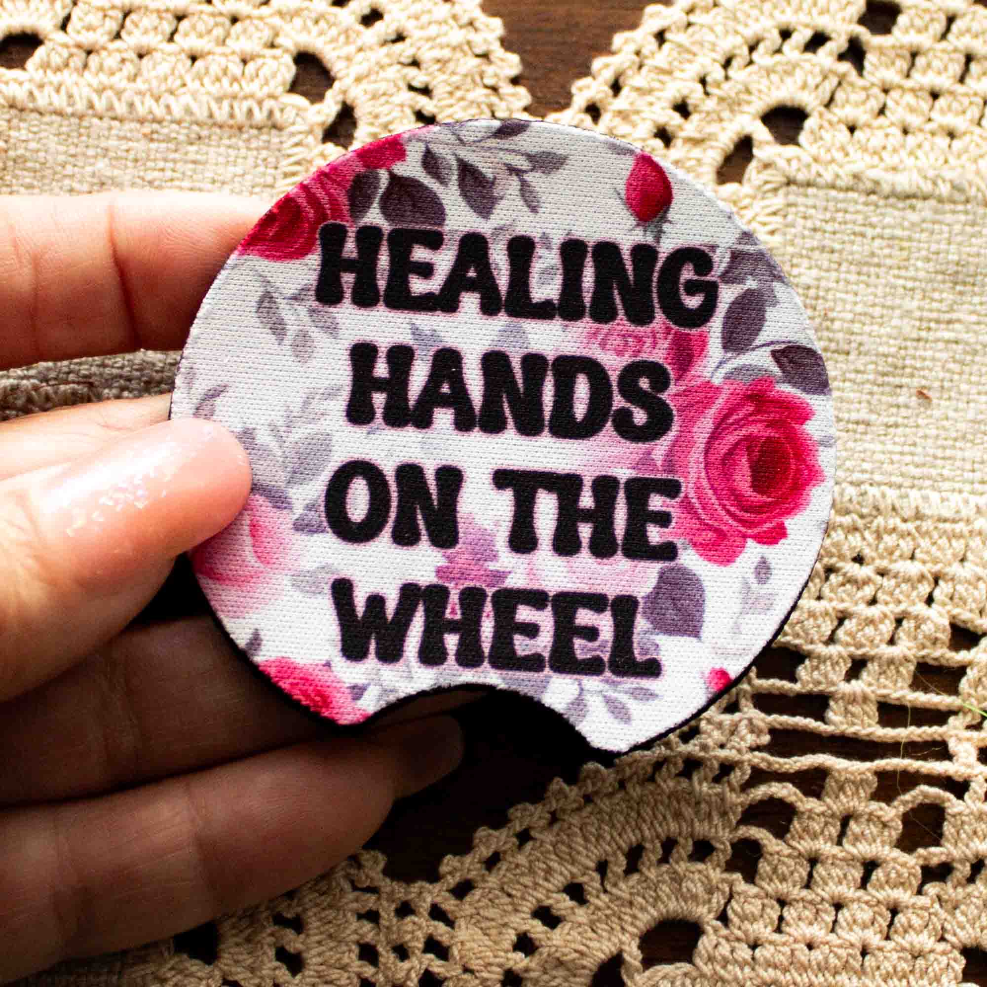 Nurse Life Car Coasters – Sassy Quotes for Nurses on the Go
