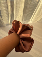 Autumn Ember Satin Scrunchie