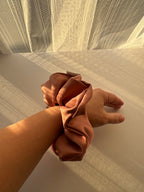 Autumn Ember Satin Scrunchie