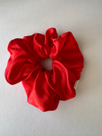Crimson Bloom Scrunchie