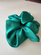 Emerald Luxe Scrunchie
