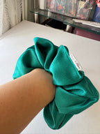 Emerald Luxe Scrunchie