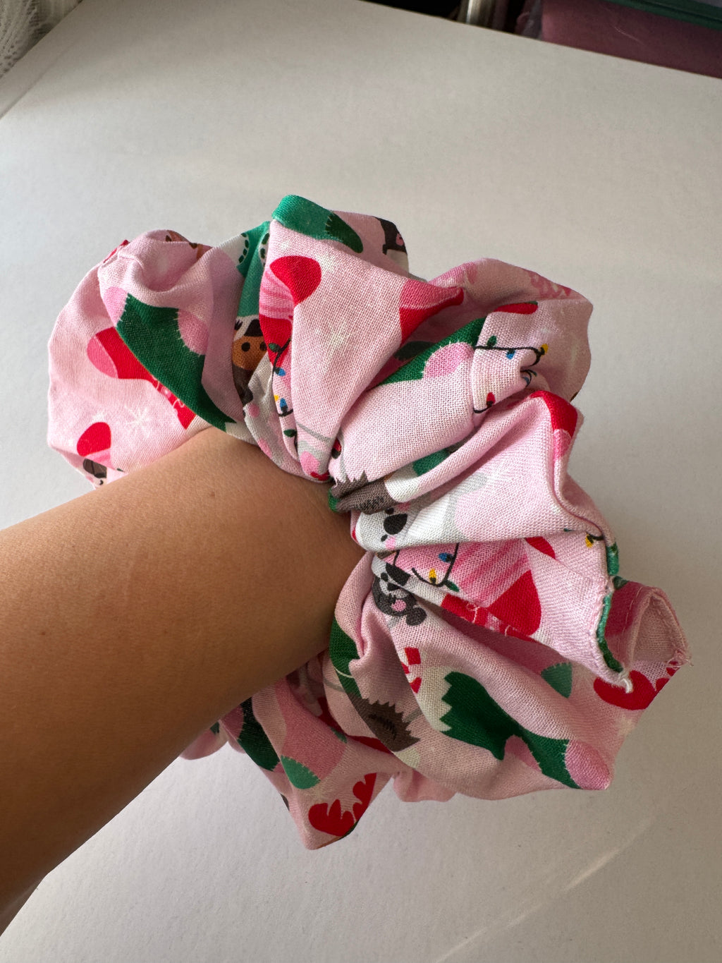 Bear-y Merry Christmas Scrunchie