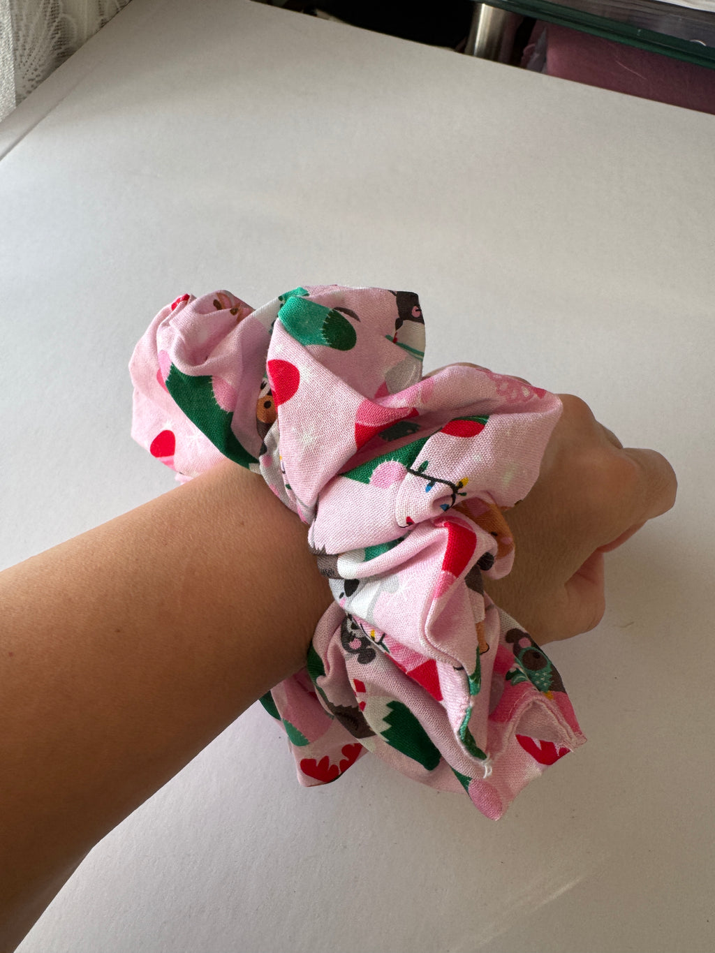 Bear-y Merry Christmas Scrunchie