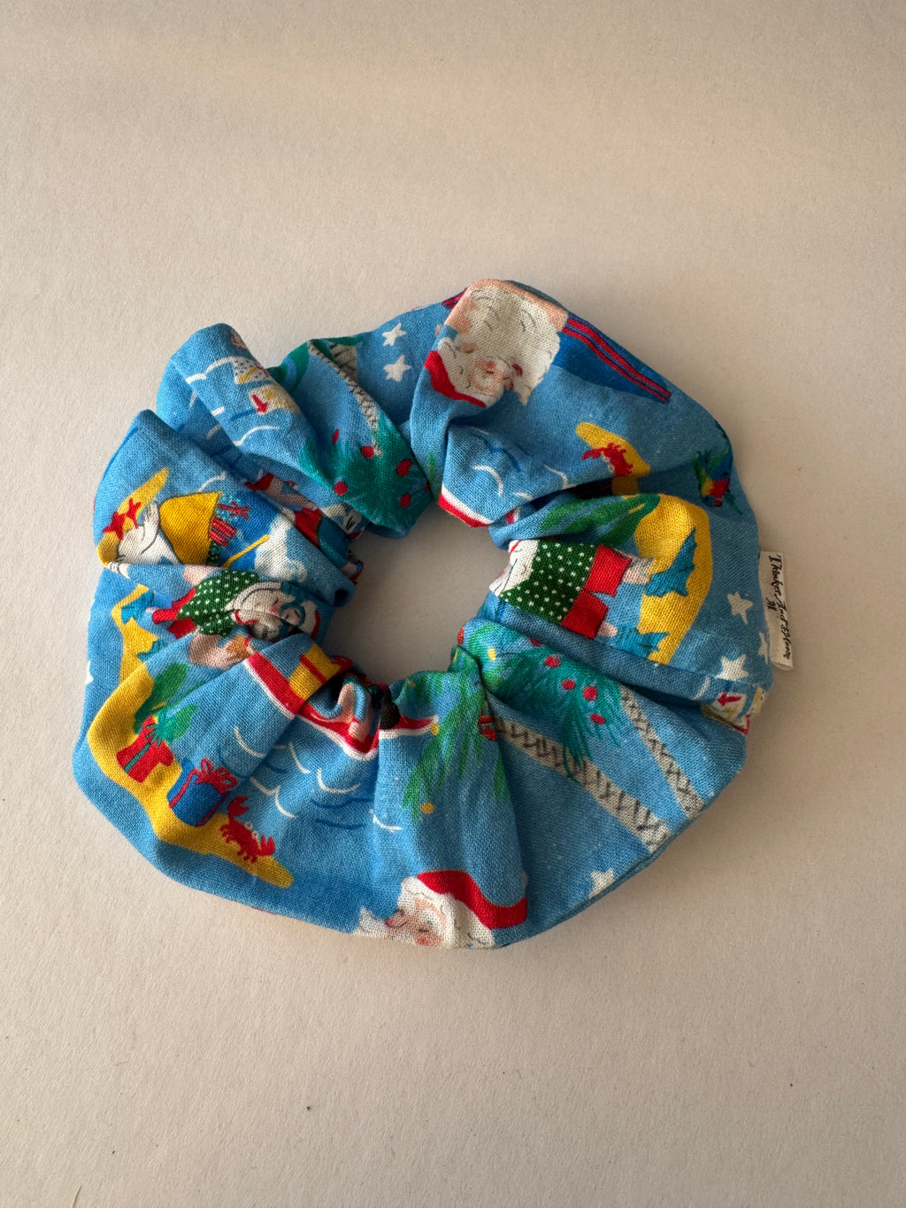 Jolly Holly Christmas Scrunchie