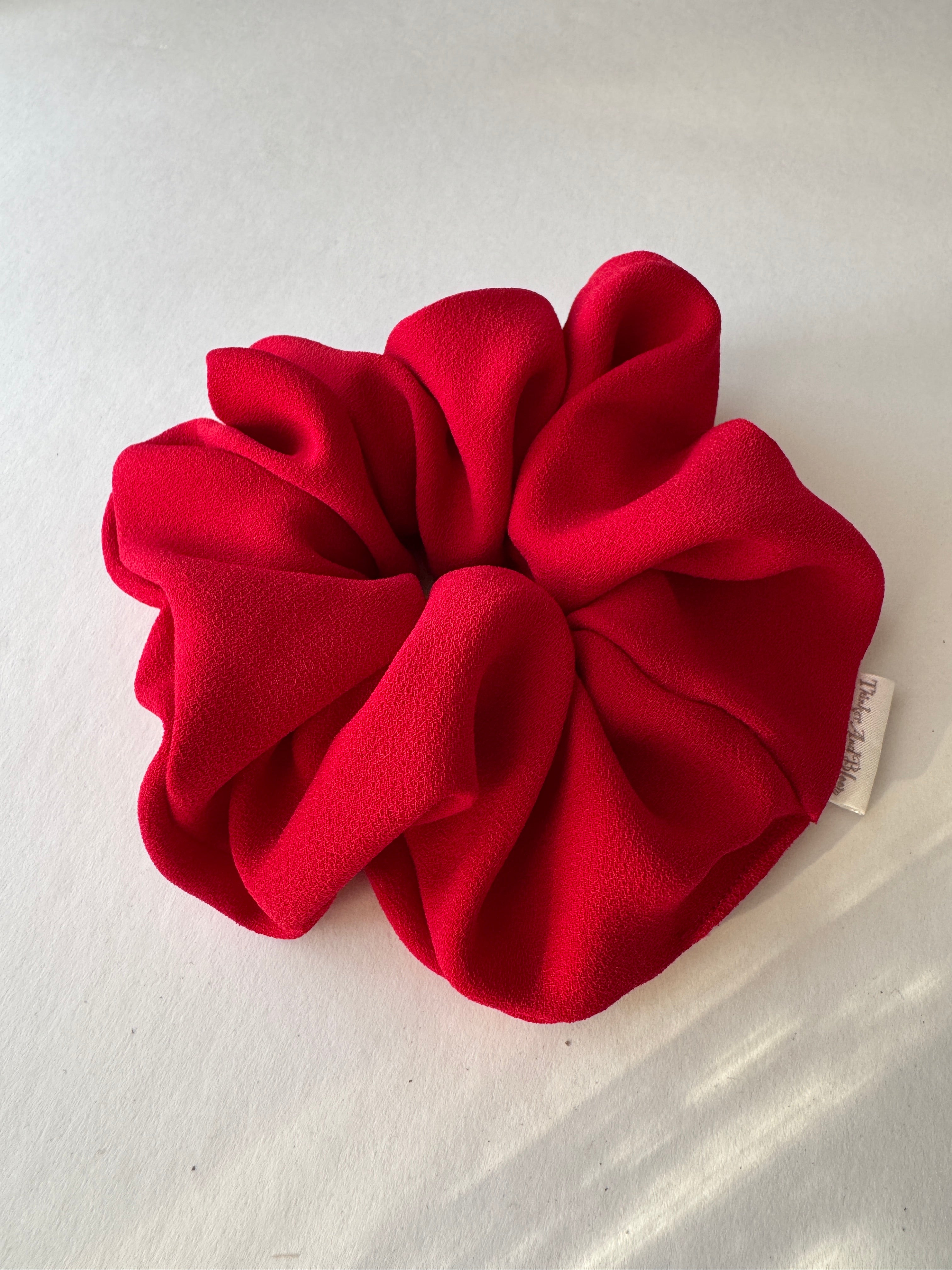 Crimson Flame Scrunchie