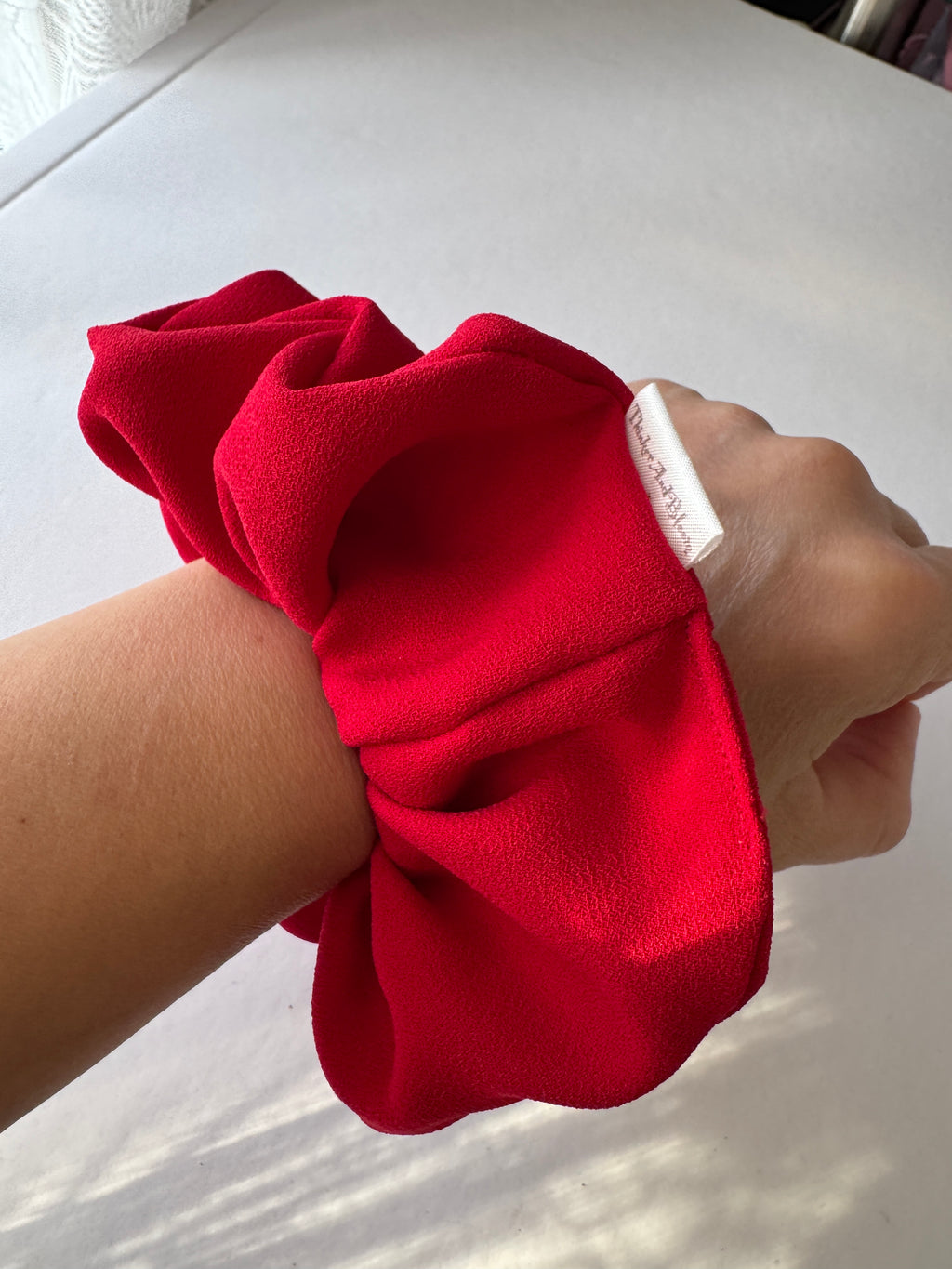 Crimson Flame Scrunchie