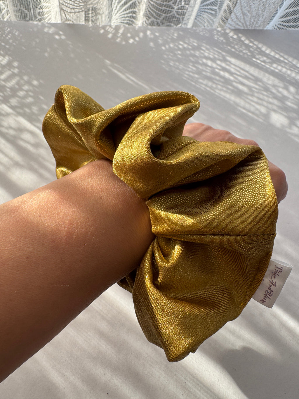 Gilded Bloom Scrunchie