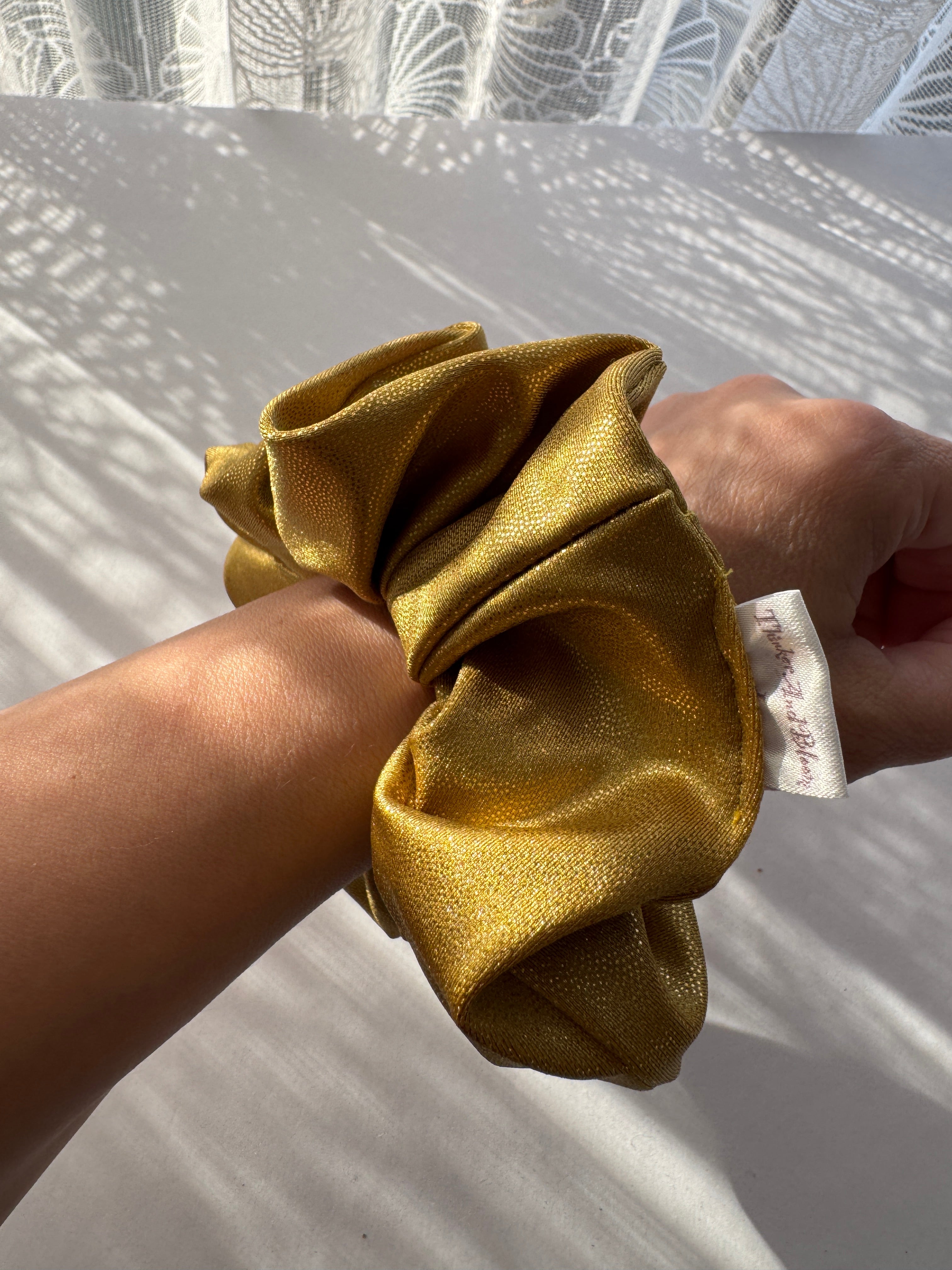 Gilded Bloom Scrunchie