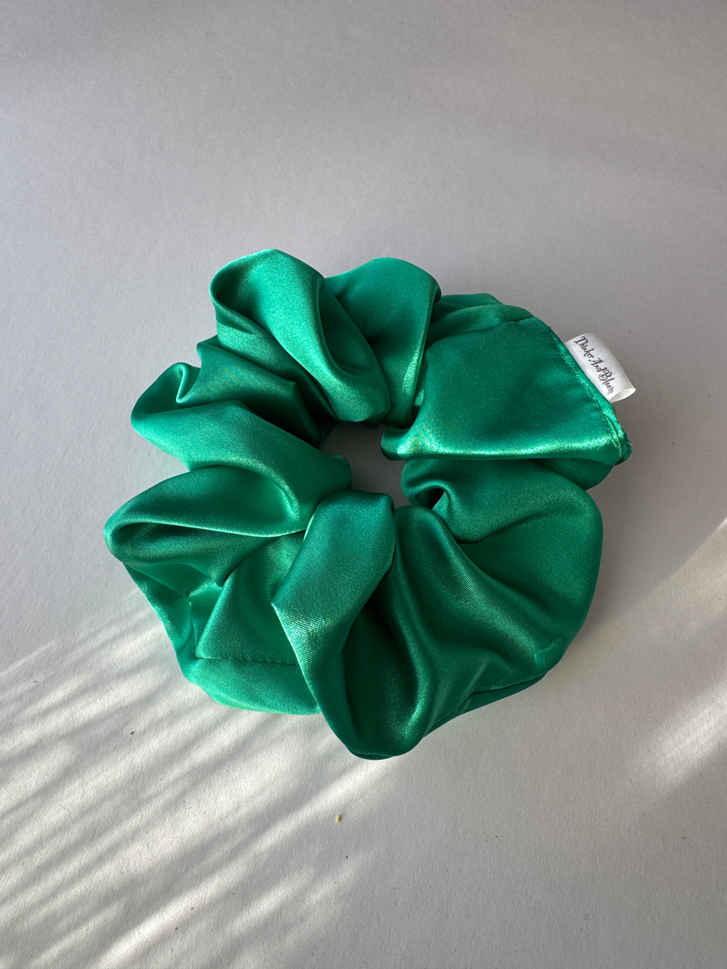 Jade Lux Satin Scrunchie