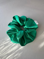 Jade Lux Satin Scrunchie