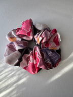Wild Bloom Scrunchie – Large Handmade Floral Scrunchie