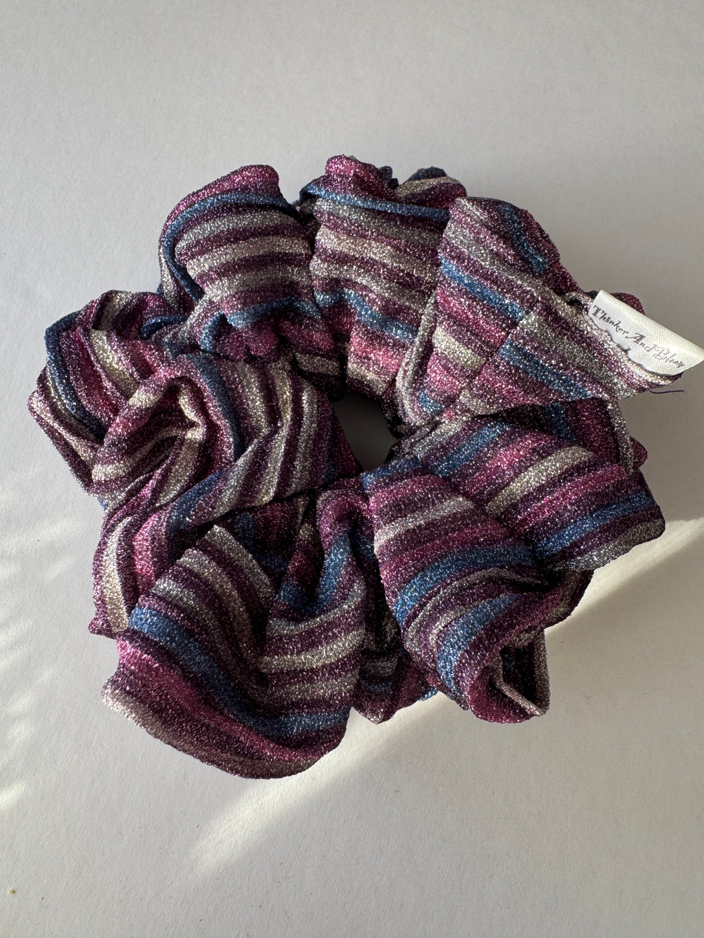Cosmic Plum Scrunchie