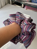Cosmic Plum Scrunchie
