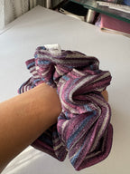 Cosmic Plum Scrunchie