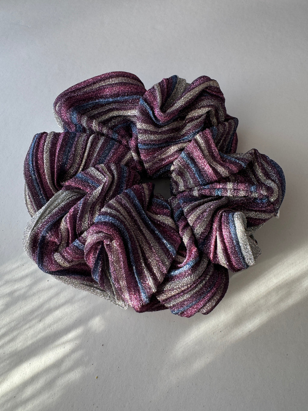Cosmic Plum Scrunchie