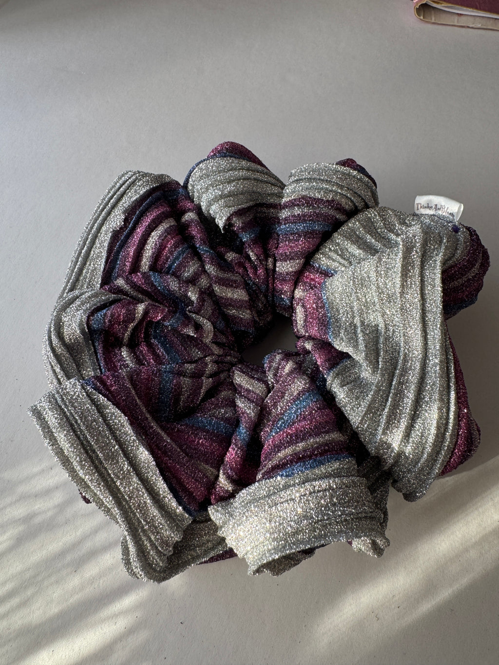 Cosmic Plum Scrunchie