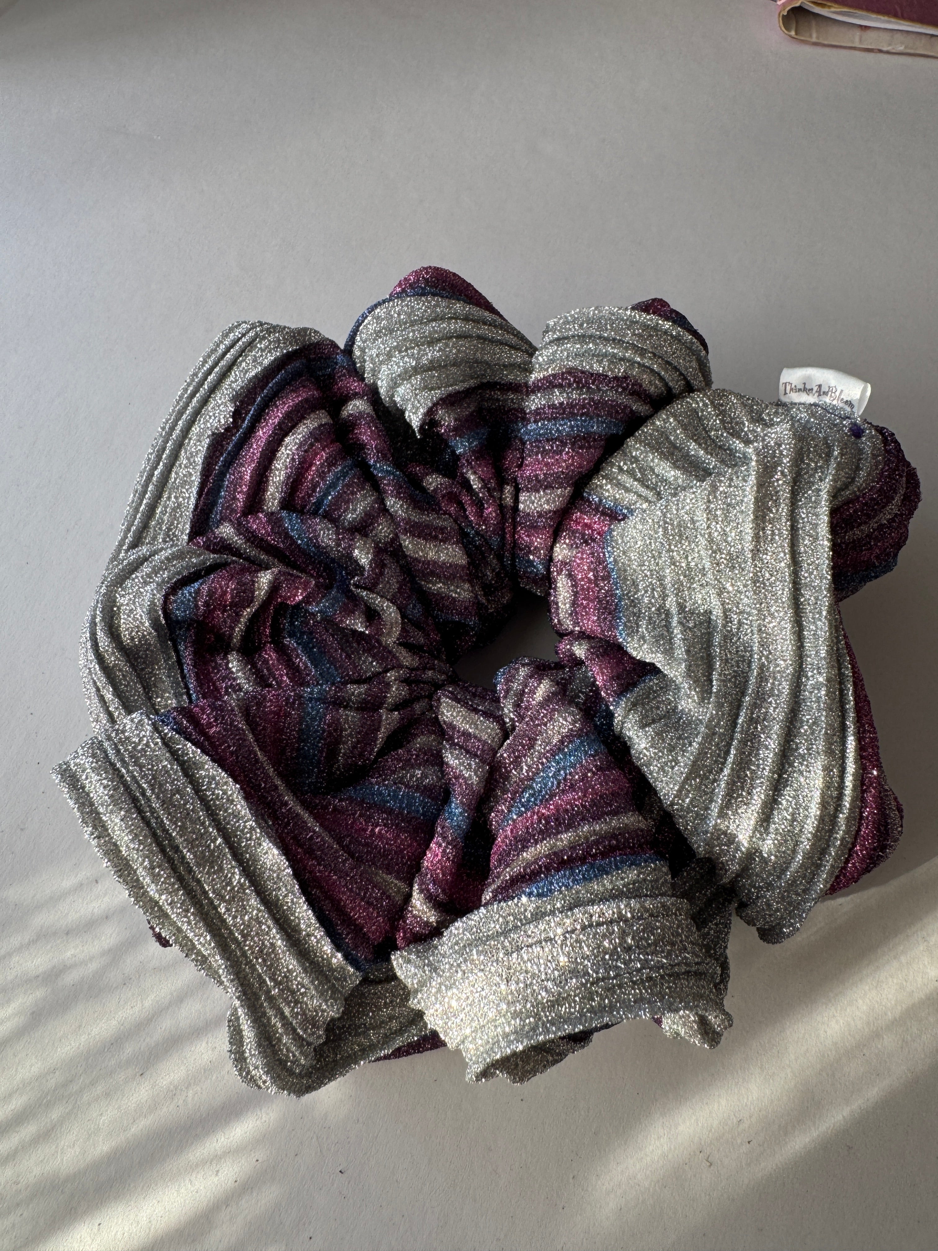 Cosmic Plum Scrunchie