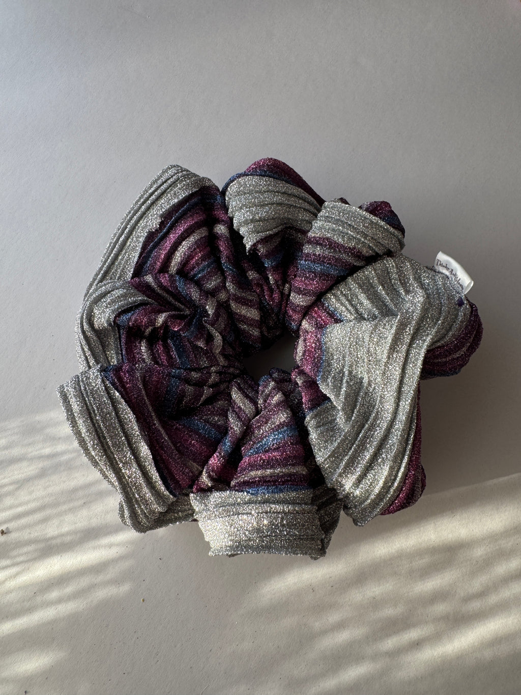 Cosmic Plum Scrunchie