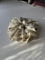 Champagne Gold Satin Scrunchie