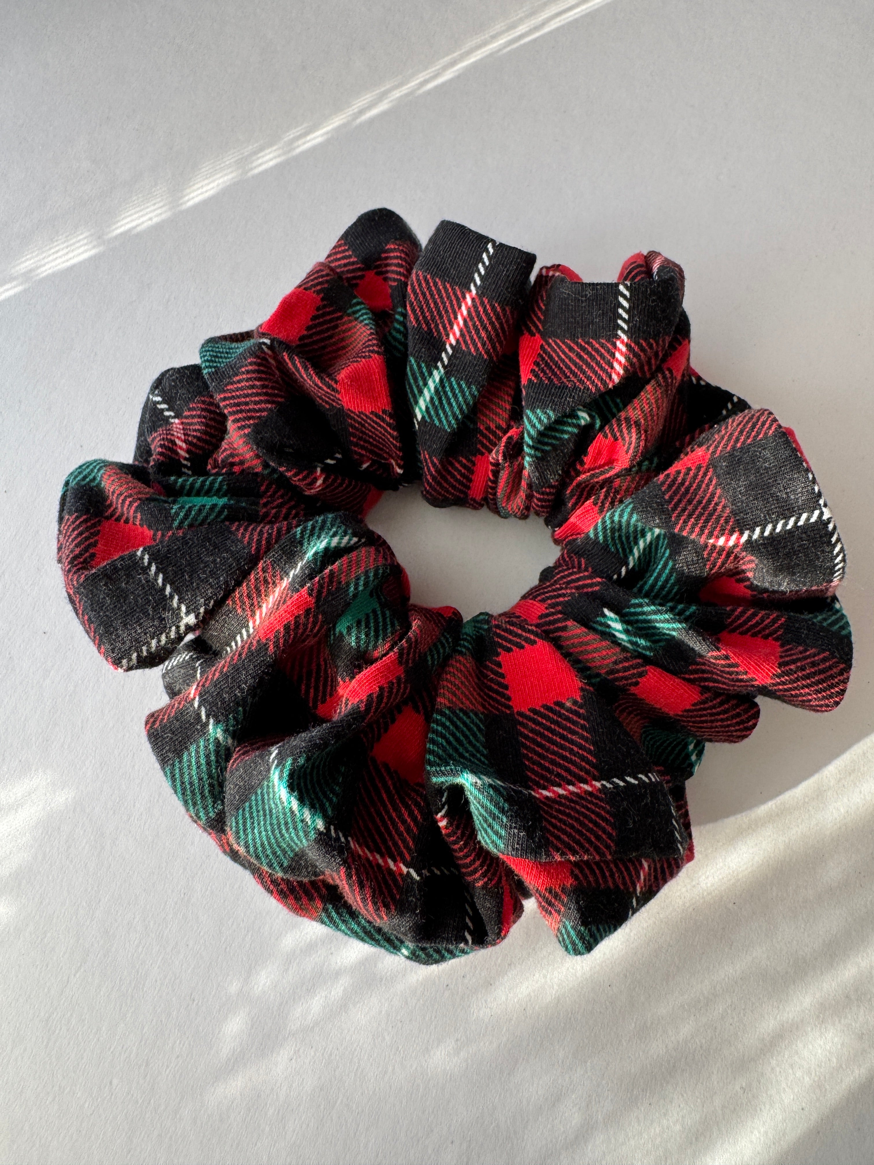 Timeless Tartan Scrunchie
