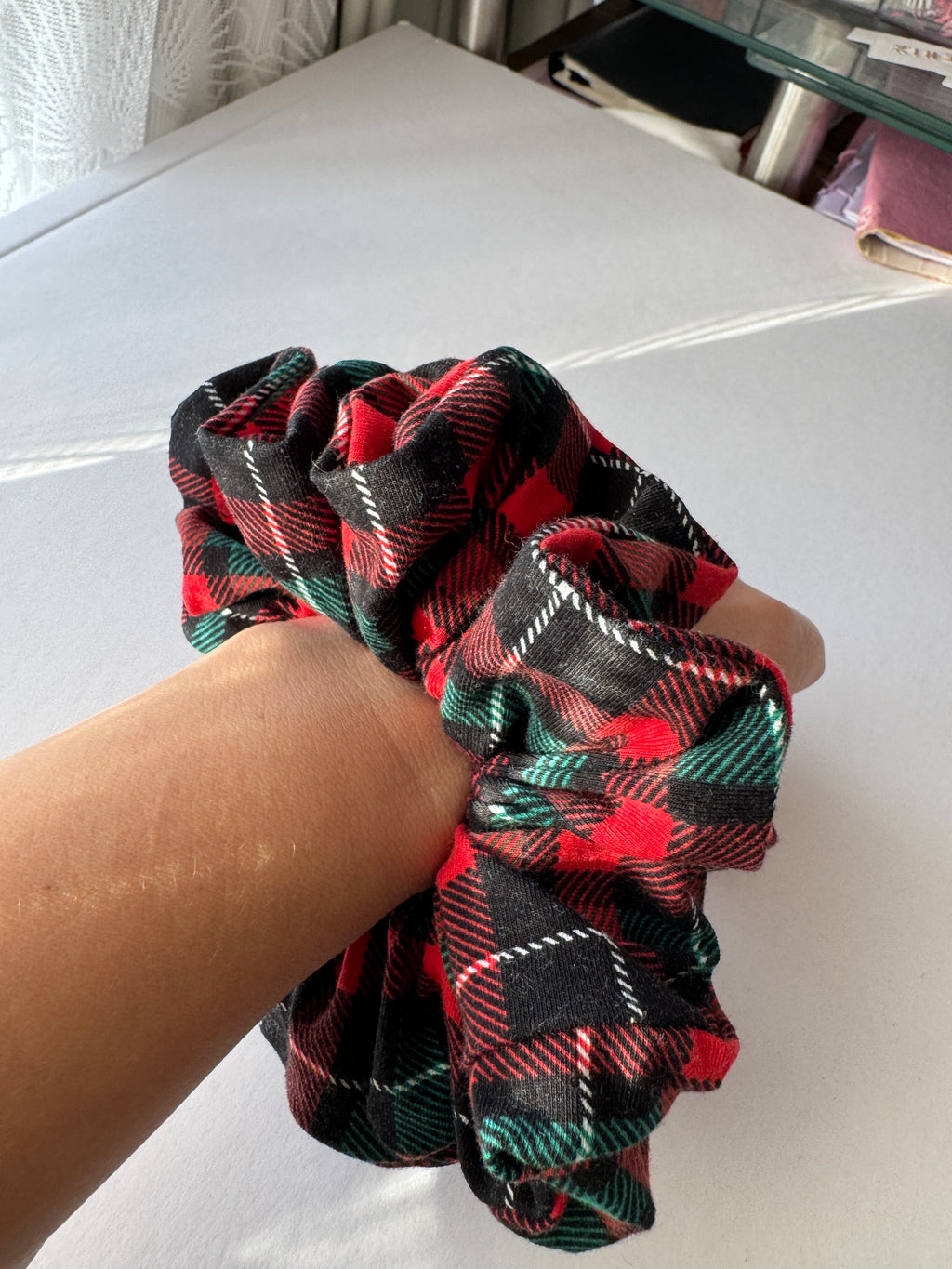 Timeless Tartan Scrunchie