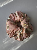 Gilded Blush Satin Scrunchie