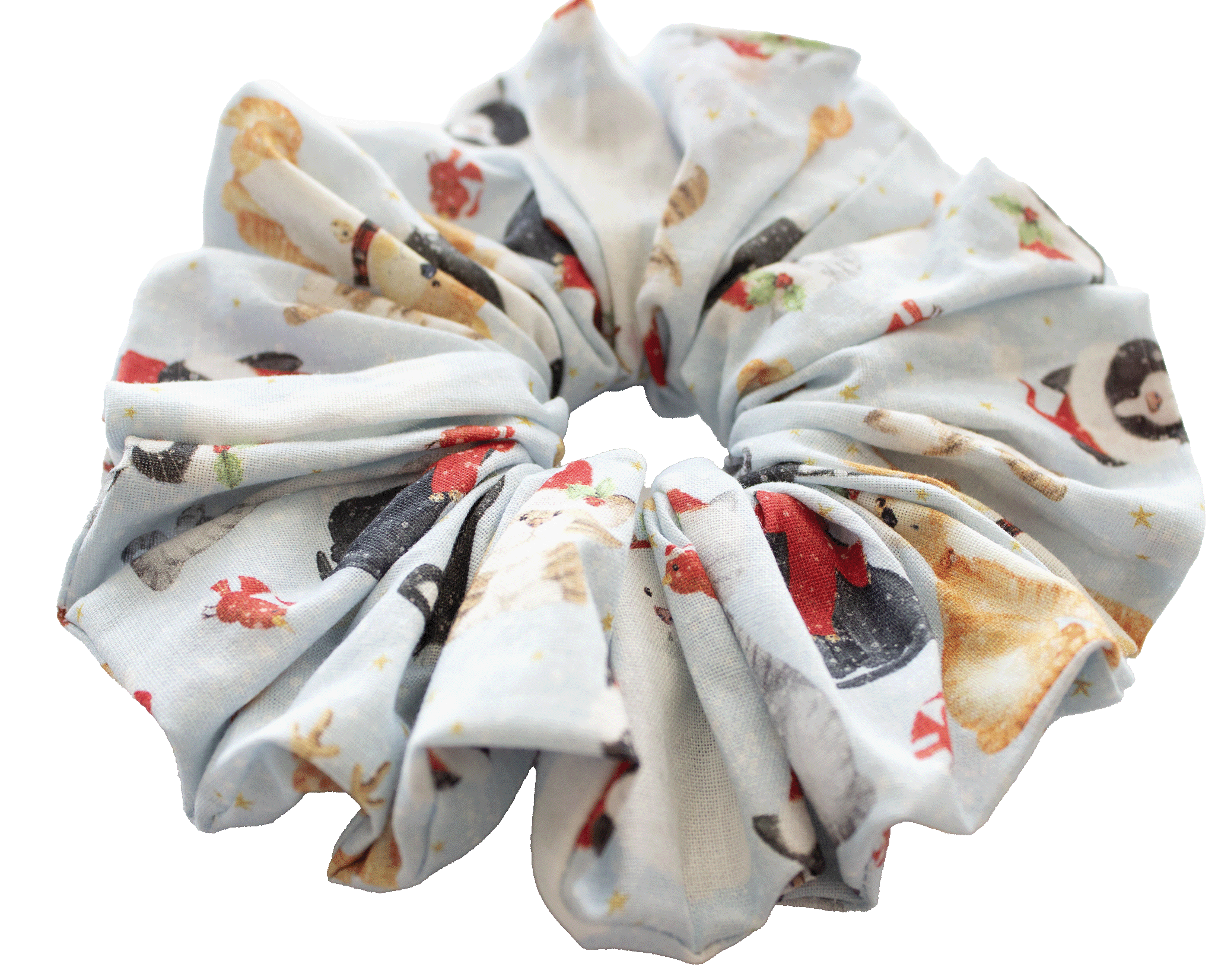 Festive Whiskers Scrunchie