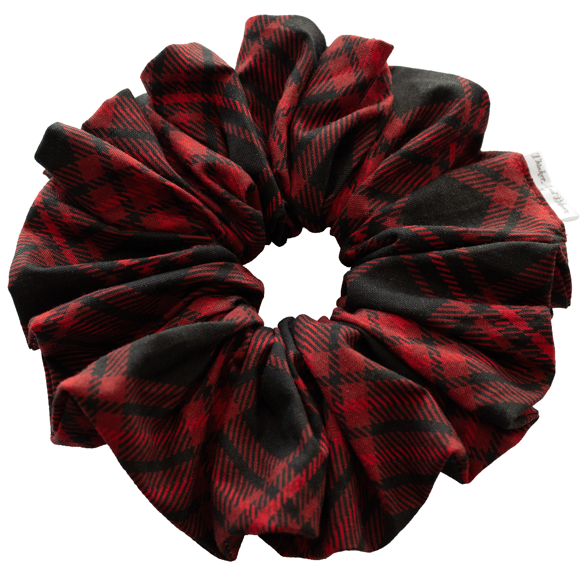 Cozy Tartan Scrunchie