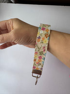 Wildflower Spritz Wristlet Keychain
